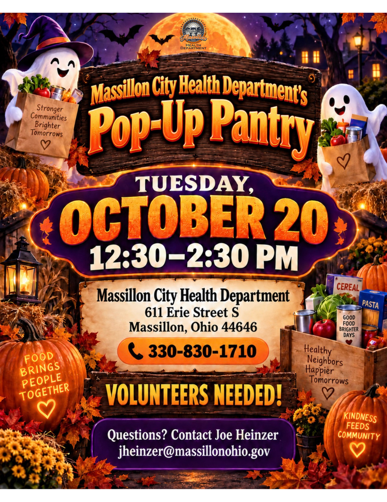 October Pop Up Pantry flyer 2026