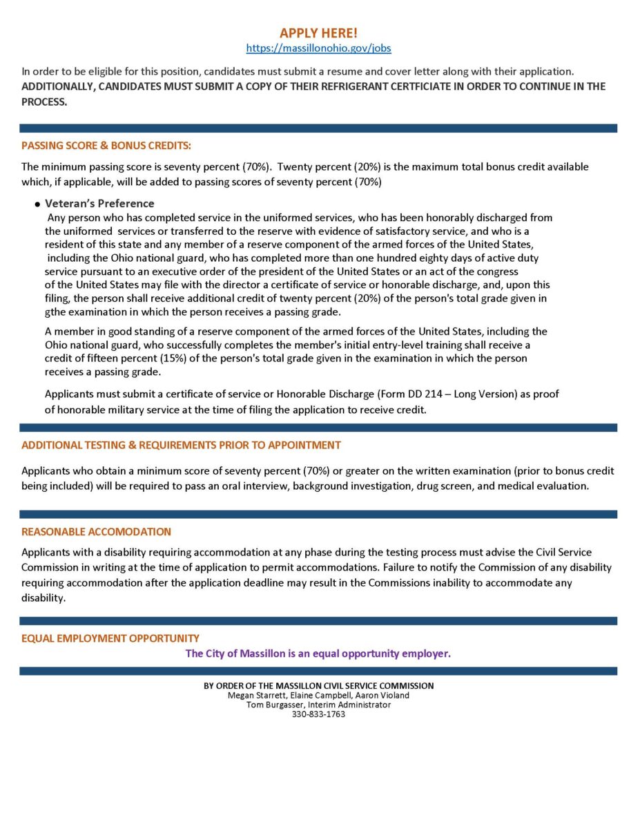 WWTP HVAC EXAM NOTICE november 2025 Page 2