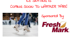 ice skating with sponsor