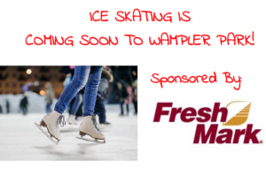 ice skating with sponsor